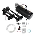 150DB 4 Trumpet Train Horns Kit 150PSI Air Horn Compressor Tank for Trucks