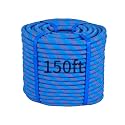 150Ft 1/2 Inch Heavy Duty Climbing Rope,Arborist Rope for Tree Pulling (Blue)