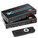 150m HDMI KVM Extender Over TCP/IP, Many-to-Many Over Enthernet Switch, 1080P@60Hz, USB Keyboard Mouse, IR Remote, Individual Audio, Multi-Point Over Ethernet, HDMI 1.3/HDCP 1.2, EDID Copy，Plug&amp;Play
