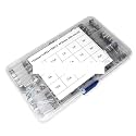 150PCS-15Kinds 6 * 30 Fast-Blow Glass Tube Fuses Car Glass Tube Fuses Assorted Kit 6X30 with Box Fusiveis 0.1A-30A Household Fuses