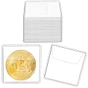 150Pcs Coin Sleeves Holder 2.2 x 2.2 In Single Pocket Coin Flips Protectors