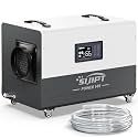 145 Pints Commercial Crawl Space Dehumidifier for Basement w/Pump &amp; Drain
