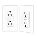 15A GFCI Outlet Tamper-Resistant Self-Test, 2 Pack ETL Listed White