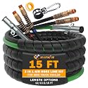 15FT 3-IN-1 Semi Truck Air Lines Kit for Semi Truck Trailer Tractor