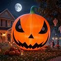 15FT Halloween Inflatables Pumpkin Decorations with 750W Air Blower