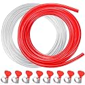 15FTKegerator Beer Co2 Gas Line Kit, I.D 3/16" Beer Lines I.D 7mm Co2 Hose