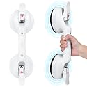 15inch Suction Shower Grab Bar, Portable Shower Handle Bar Suction Grip Bar Bathtub Handle with Strong Hold Suction Cup Fitting and Rapid Release for Bathroom(Max Capacity :300lb