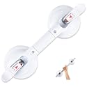 15inch Upgrade Suction Shower Grab Bar, Portable Shower Handle Bar Suction Grip Bar Bathtub Handle with Strong Hold Suction Cup Fitting and Rapid Release for Bathroom(Max Capacity :300lb