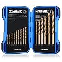 15Pcs(1/16"-3/8") Cobalt Drill Bit Set M35 HSS Jobber Length