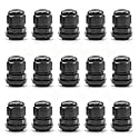 15PCS 1/2” IP68 Waterproof Cable Gland Kit