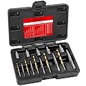 15Pcs Screw Extractor Set, Easy Out Extractor Set, Left Hand Drill Bit Hex Head Extractor, Cobalt HSS Steel Kit for Stripped Screws and Broken Bolts