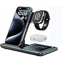 SYSTENE 15W Mag-Safe Magnetic Wireless Charger 2 in 1 Compatible for iPhone 16/15/14/13/12 Series &amp; Air Pods Pro/3/2 - Dual Charging Pad with LED Indicator