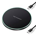 15W Max Fast Qi Wireless Charging Pad for i-Phone 11/12/13/14/15/16, Galaxy S23/S22/S21/S20/S10/S9/Note 10/9,etc Huawei Mate RS/40/50/P60 Pro, Pods &amp; More - Compatible with All Qi-Enabled Devices