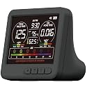 16-in-1 Indoor Air Quality Monitor, High-Precision Multi-Parameter Smart Air Quality Tester with HD Real-Time Color Screen, Portable Air Quality Monitor for Home, Office