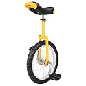 16/24 Inch Adjustable-Height Unicycle, Outdoor Sports Wheel Unicycle, Featuring Reinforced Steel Tube Seat for The Unicycle Bicycle