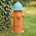16" H Metal Fire Hydrant for Dogs to Pee On, Vintage Dog Fire Hydrant Post