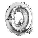 16" inch Single Silver Alphabet Letter number Balloons Aluminum Hanging Foil Film Balloon Wedding Birthday party decoration banner Air Mylar Balloons (16 inch Silver Q)