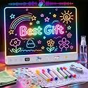 16" LED Drawing Board for Kids Birthday Gift, Glow Doodle LED Note Board