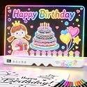 16" LED Drawing Board with Music 10 Light Effects Glow Doodle Gift for Kids