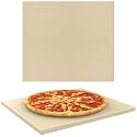 16" Rectangular Pizza Stone for Oven, BBQ Gas Grill, Pizza & Bread Baking