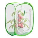 16" x 16" x 24" Pop Up Garden Mesh Plant Cover, Plant Protectors Mesh Plant Enclosure, Garden Net Cage Pest Protection Guard Tent with Storage Bag for Protect Plant Vegetable Fruit from Birds Insects