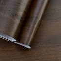 16''x354'' Dark Brown Wood Contact Paper Peel and Stick Wallpeper Self Adhesive Walnut Wood Grain Contact Paper for Furniture Countertops Bubble Free Design Thick Waterproof Top Vinyl Wrap