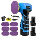Cordless Electric Sander with 36PCS Sandpapers, 3500 RPM, 2Pcs 2000mAh Batteries, Lightweight &amp; Compact Design for Wood, Metal, Paint Removal, and DIY Projects