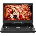 PJGCWB16.9 Portable DVD Player with 14.1" Large HD Screen,High Volume Speaker,4-6 Hours Built-in Rechargeable Battery,Support USB/SD Card/Sync TV and Multiple Disc Formats,Region Free