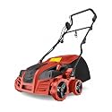 16 Inch Artificial Turf Vacuum,1800w Grass Sweeper 15 Amp Lawn Sweeper Yard Power Brush with 45L Removable Leaf Collection Bag, Quick-Fold, Keeps Clear Sweepy Box