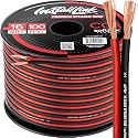16 AWG Gauge Speaker Wire Cable Stereo, Car or Home Theater, CCA (100 Feet) by Install Link