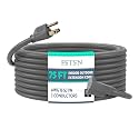 16 Gauge Outdoor Extension Cord 75 FT Waterproof, 16/3