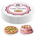16 Inch Cake Boards Round - 5 Pcs Sturdy 1/2" Thick Greaseproof Cake Drums for Wedding & Birthday Multi-Layer Cakes, White Food-Grade Cardboard Base (5 Pcs, 16 Inch)
