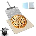 16 Inch Square Pizza Stone Kit for Ninja FlexFlame Grill & Oven Accessories