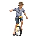 16 Inch Wheel Unicycle Balance Fitness Exercise, Outdoor Wheel Unicycle with Curved Seat and Non-Slip Pedal, Garden Unicycle Wheels for Office Workers, Students and Cycling Enthusiasts