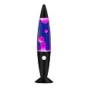 Vanful 16 Inches Purple Magma Lamp with White Wax Black Base Soothing Liquid Motion Lamp Home Decoration Bedroom Living Room Night Light for Adults Kids Boys Girls