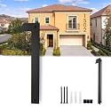 16” Metal Modern House Numbers, House Address Letters and Numbers for Outside Signs - Metal Letters Door Numbers Signage Street Address Plaque for Garden Door Mailbox Decor Number 1
