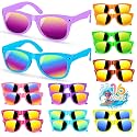 16 Pack Kids Sunglasses Bulk, Kid Sunglasses Party Favors for Age 3-8, UV400 Protection Neon Kids Sunglasses Bulk for Boys Girls