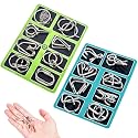 16 Pack Metal Puzzles for Adults amp