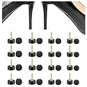 16 Pairs High Heel Shoes Replacement Tips - Shoe Repair Stiletto Caps Protector Dowels Women's Round Cover