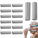 16 Pieces Strap Covers Mask Strap Headgear Strap Sleep Mask Cushion Soft Accessories for Face Pressure Relief(Gray)