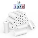 16 Rolls Instant Print Camera for Kids Refill Print Paper - Hikkon Thermal Print Paper Rolls Photo Print HD Printing for Most Kids Instant Camera(White)