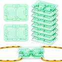 16 Set Ant Bait Stations Refillable, Indoor &amp; Outdoor, Standard Size, Green