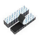 16 Sets 1x4 Inch Industrial-Grade Hook and Loop Strips with Adhesive, Strong Double Sided Sticky Tape, Back Adhesive Mounting Strips for Home Office School DIY Craft Use