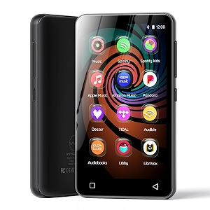 160gb mp3 music player with bluetooth and wifi innioasis mp3 player with spotifypandoraamazon music434 touch screen android mp4 mp3 player for kids with libbyaudiblespotify kids black