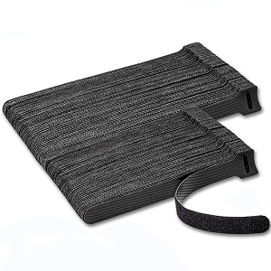 160pcs reusable cable ties cable strap adjustable cable ties reusable thin wire cord organization ties with hook and loop loop long cable straps ties for home office and data centers