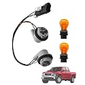 16530324 Front Turn Signal Harness with 2 Light Bulbs Fits for GMC Canyon 2004-2012 Chevrolet Colorado 2004-2012 Turn Signal Light Wiring Harness, Replaces 19121867 19329485