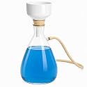 169.07 fl oz Buchner Funnel Kit, 5.9 in Vacuum Suction Ceramic Filter Kit with Dedicated Rubber Tube Corrosion & High Temperature Resistant Easy to Clean for Lab Vacuum Suction Filtration