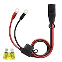 16AWG 3FT Charger Cable, Wire Harness Compatible with NOCO GC002 X-Connect M6 (1/4in) Eyelet Terminal Connector Accessory Genius Smart Battery Chargers