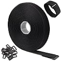 16Ft x 0.8In Adjustable Cable Straps with