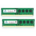 16GB (2X8GB) PC3-12800U DDR3-1600 UDIMM 2Rx8 DIMM RAM DDR3 8GB 1600MHz SDRAM 240-Pin 1.5V CL11 Non-ECC Desktop PC Memory Kit